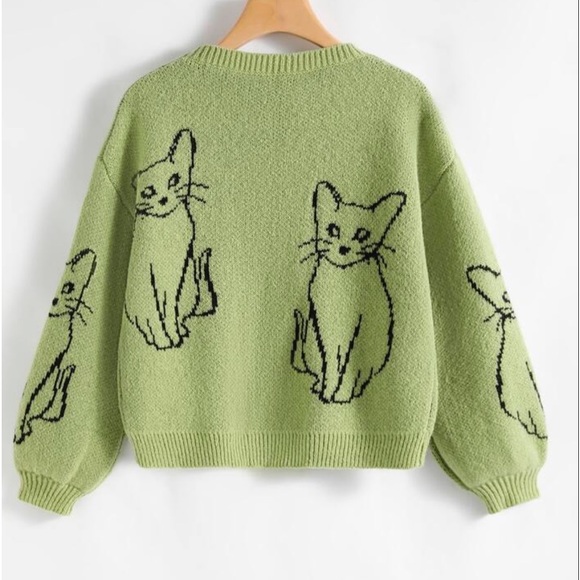 Sweater cats  size large small and medium new - Picture 2 of 5